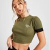 Rib Tape Crop T-Shirt