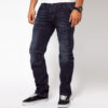 Low Straight Navy Jeans