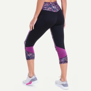 Printed Capri Gym Leggings